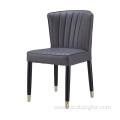modern dining chairs set of 4 nordic style chairs gray PP plastic wood chairs for dining room